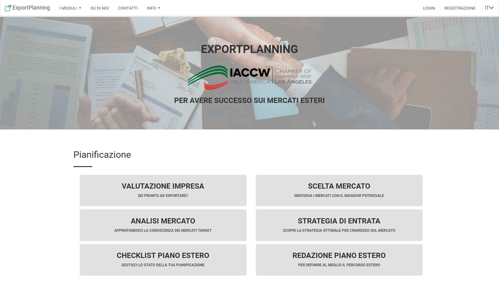 Acimga - ExportPlanning